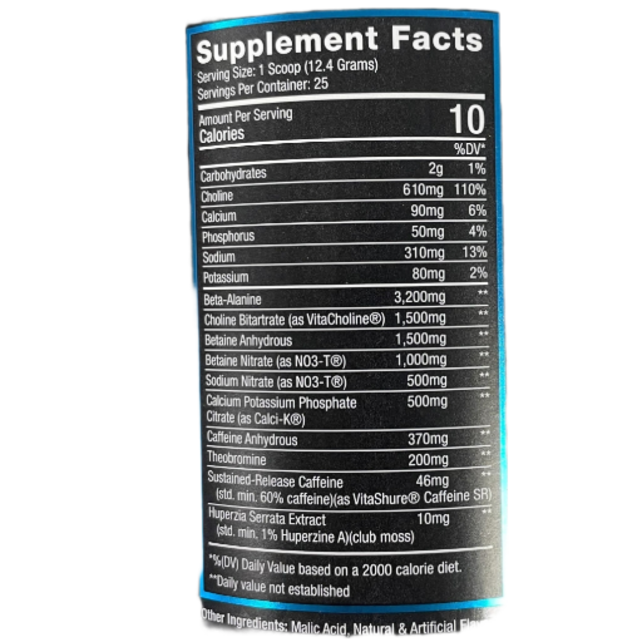 Ryse Blackout High Stim PreWorkout Driven Supplements