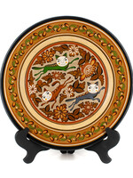 PLATE BARRO BRUÑIDO WITH ENGOBE