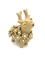 REINDEER WITH FLOWERS