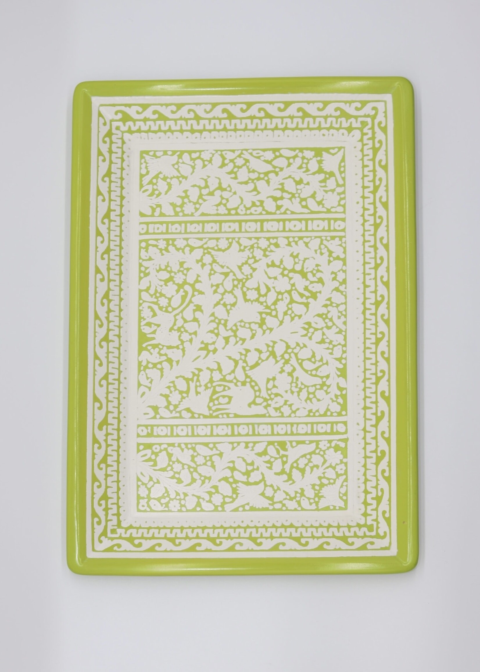 TRAY NO 3 LIGHT GREEN/ WHITE