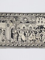 ILLUSTRATION ON AMATE PAPER