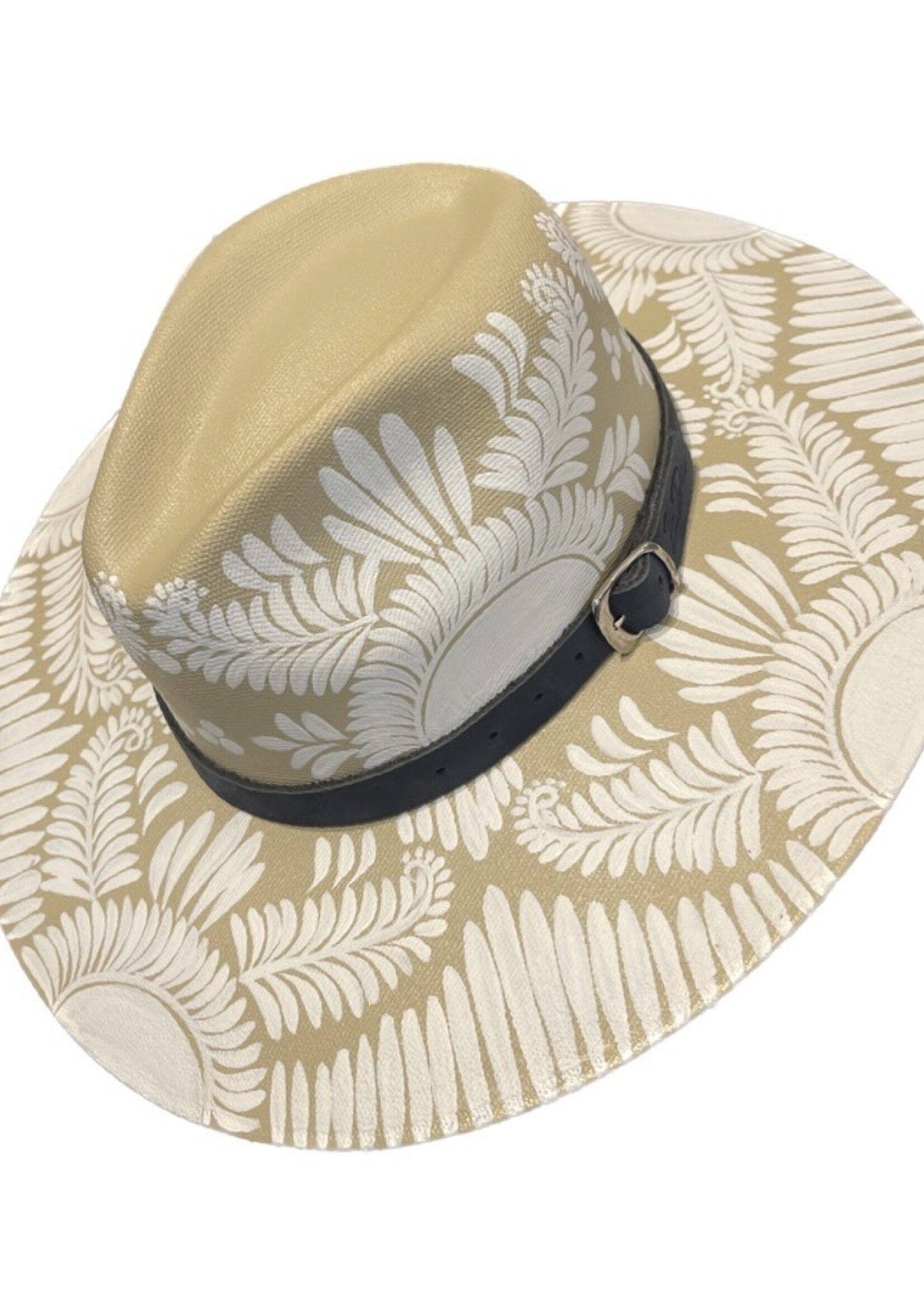 ZARAH DARWISH C-SOMBRERO TALAVERA BLANCA COLOR MOCA 2023