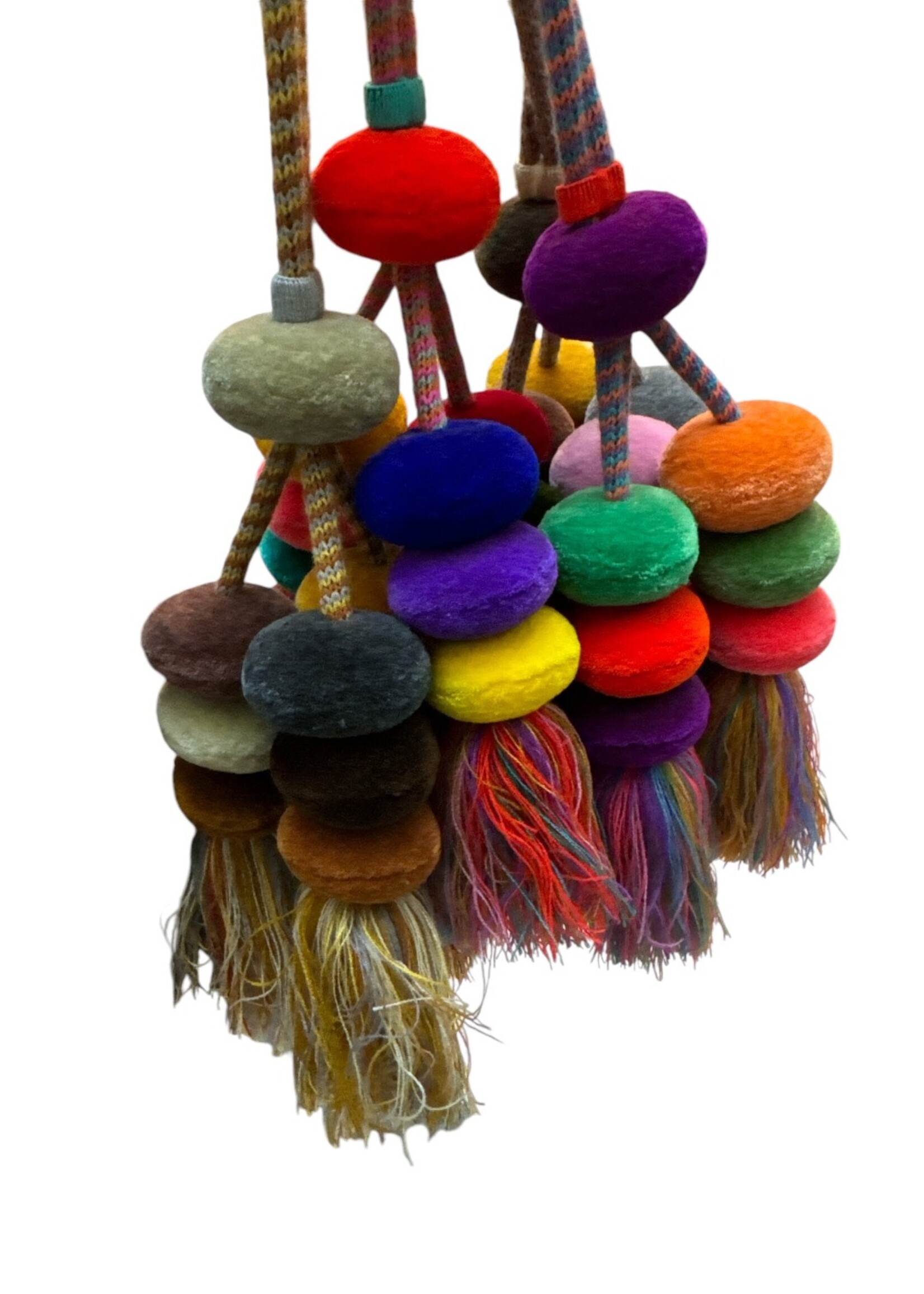 POMPONES MEDIANOS DE COLORES