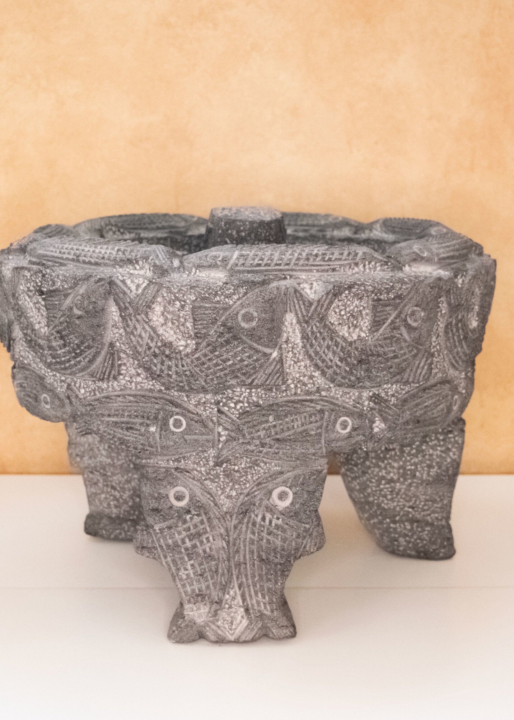 MOLCAJETE NUEVO DE PECES