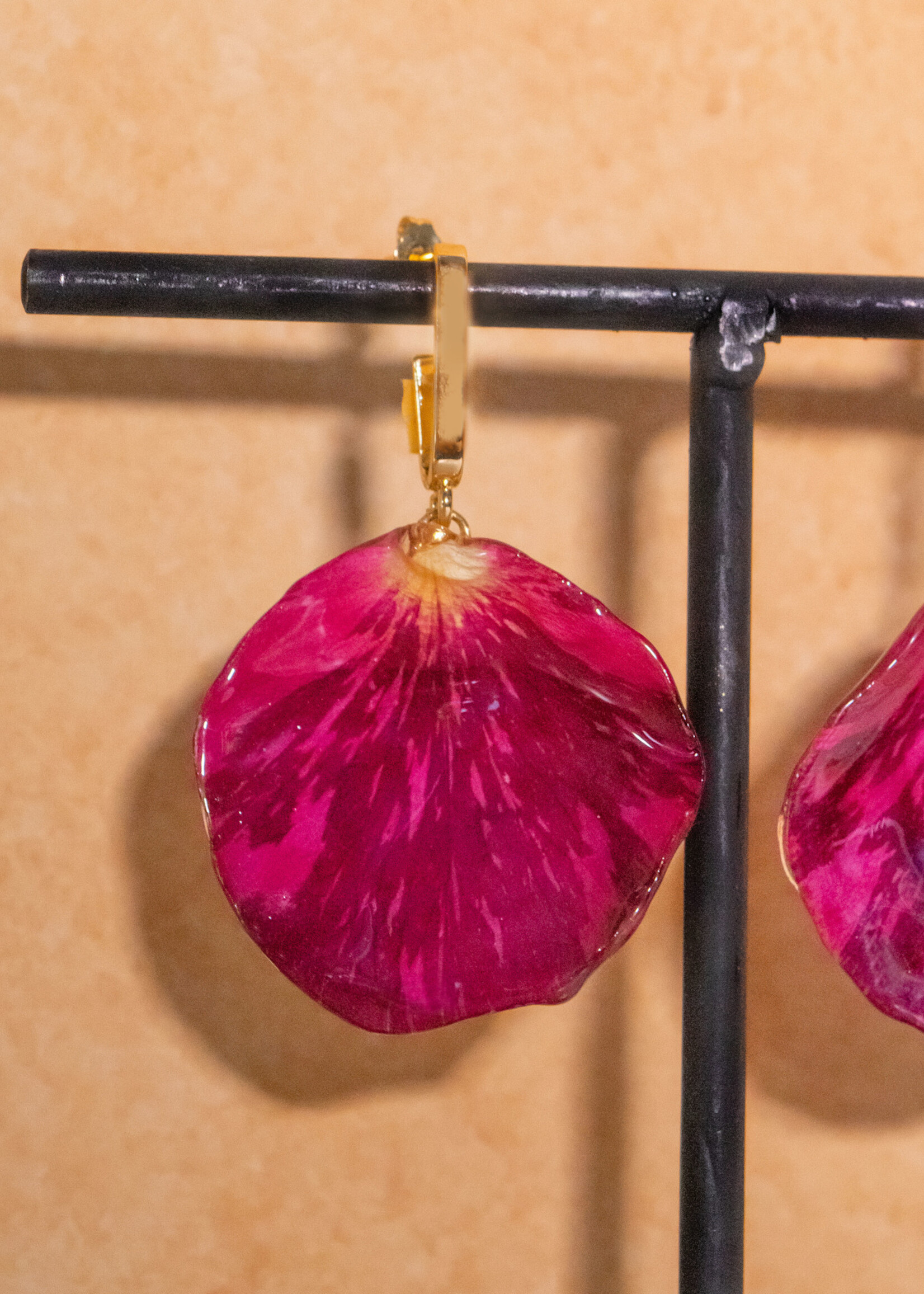 C-ARETES PÉTALO DE ROSA