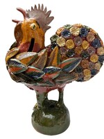 GALLO VIDRIADO MULTICOLOR