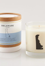 Scripted Fragrance Rocks Glass Soy Candle-Delaware