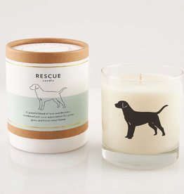 Scripted Fragrance Rocks Glass Soy Candle-Rescue