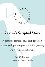 Scripted Fragrance Rocks Glass Soy Candle-Rescue
