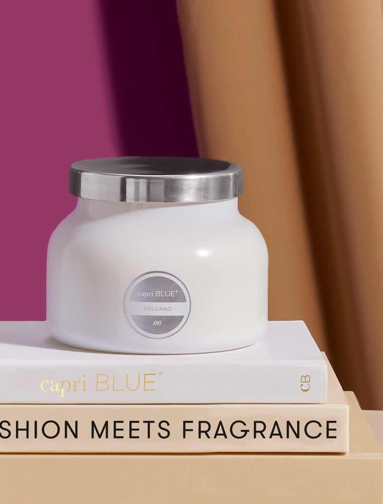 Capri Blue 19 oz. Signature Jar (white)