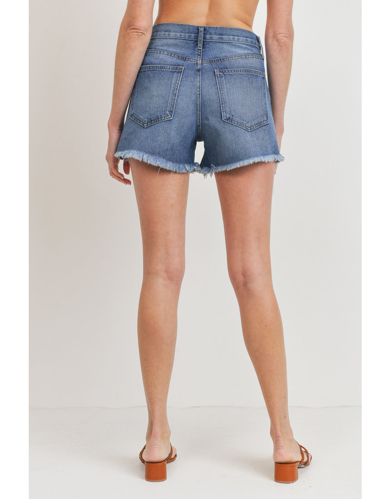 Just Black Denim High rise Distressed Short