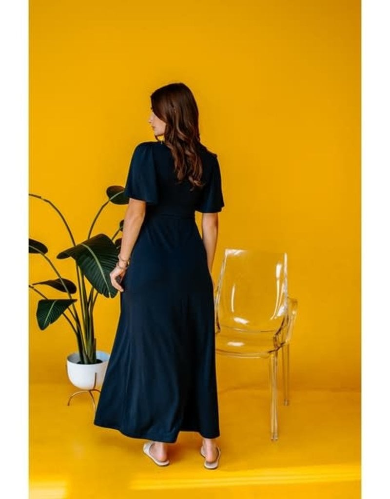 Veronica M Flutter Sleeve Maxi