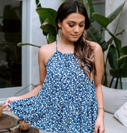 Veronica M Ruffle Halter Top