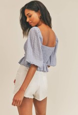 Lush Maria Peplum Blouse