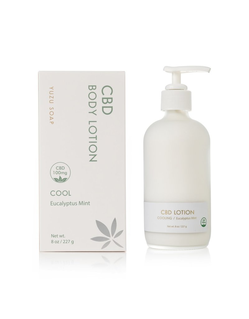 Yuzu Soap CBD Body Lotion Eucalyptus Mint 100mg