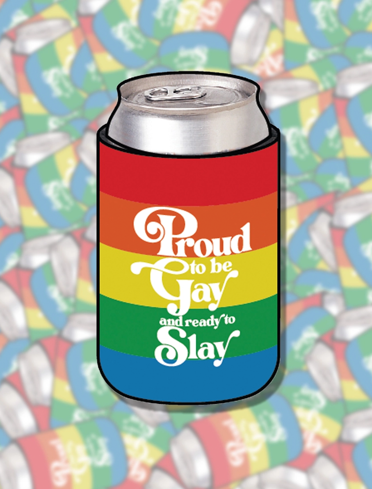 BobbyK Boutique Proud to be Gay Can Cooler