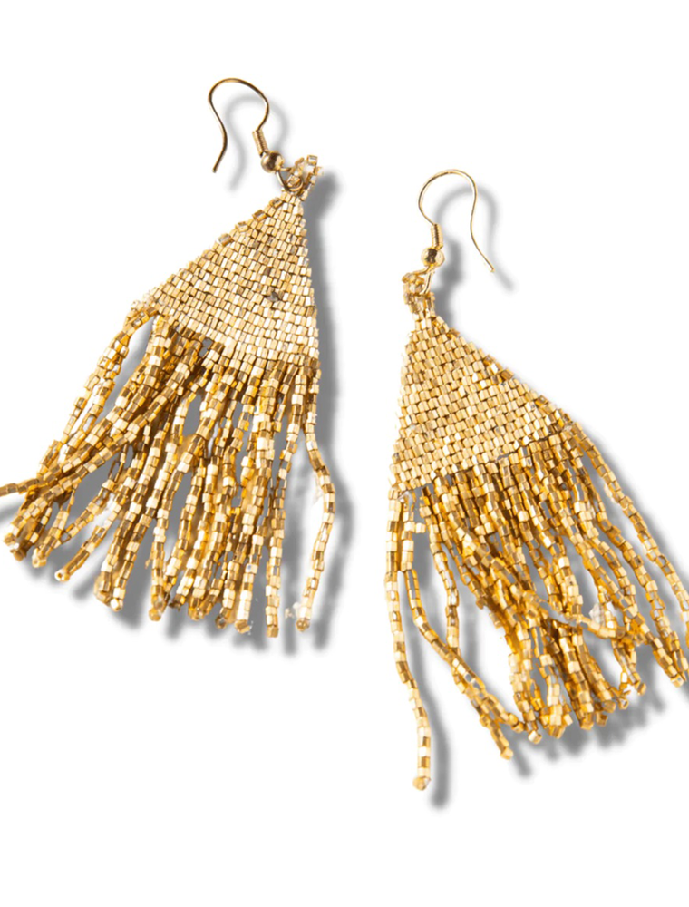 Ink + Alloy Luxe Petite Fringe Earring (gold)