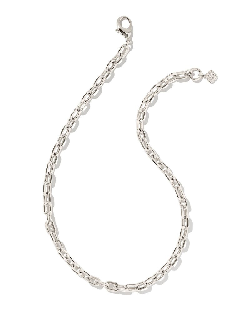 Kendra Scott Korinne Chain Necklace Rhodium