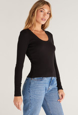 Z Supply Sirena Rib Long Sleeve Tee