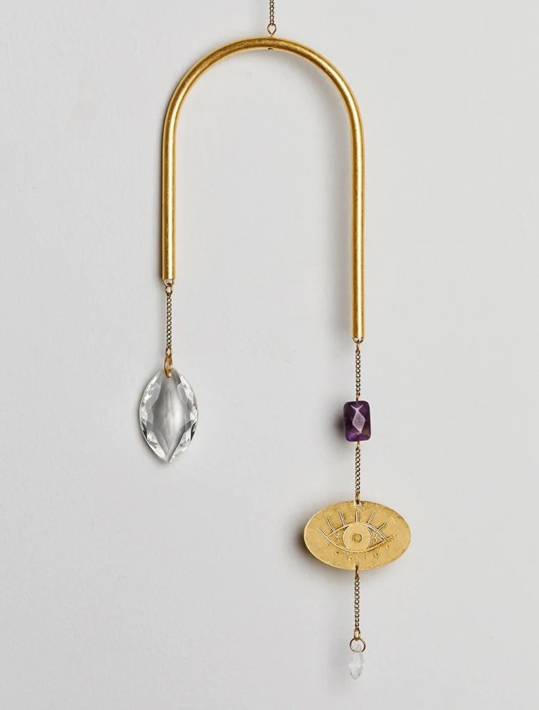 Scout Curated Wears Suncatcher Evil Eye/Amethyst
