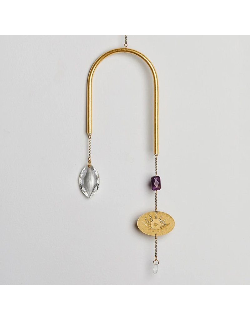 Scout Curated Wears Suncatcher Evil Eye/Amethyst
