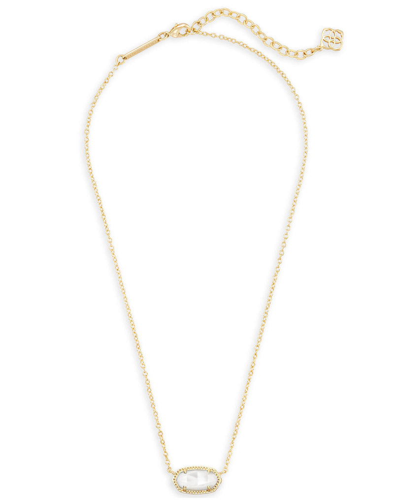 Kendra Scott Elisa Necklace Gold Ivory Mother of Pearl
