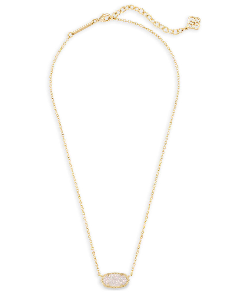 Kendra Scott Elisa Necklace Gold Iridescent Drusy