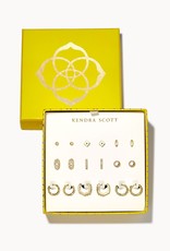 Kendra Scott 9 Set Earring Gift Set Gold Metal