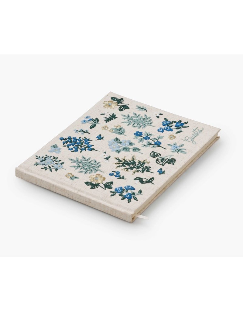 Rifle Paper Co. Wildwood Embroidered Fabric Guest Book