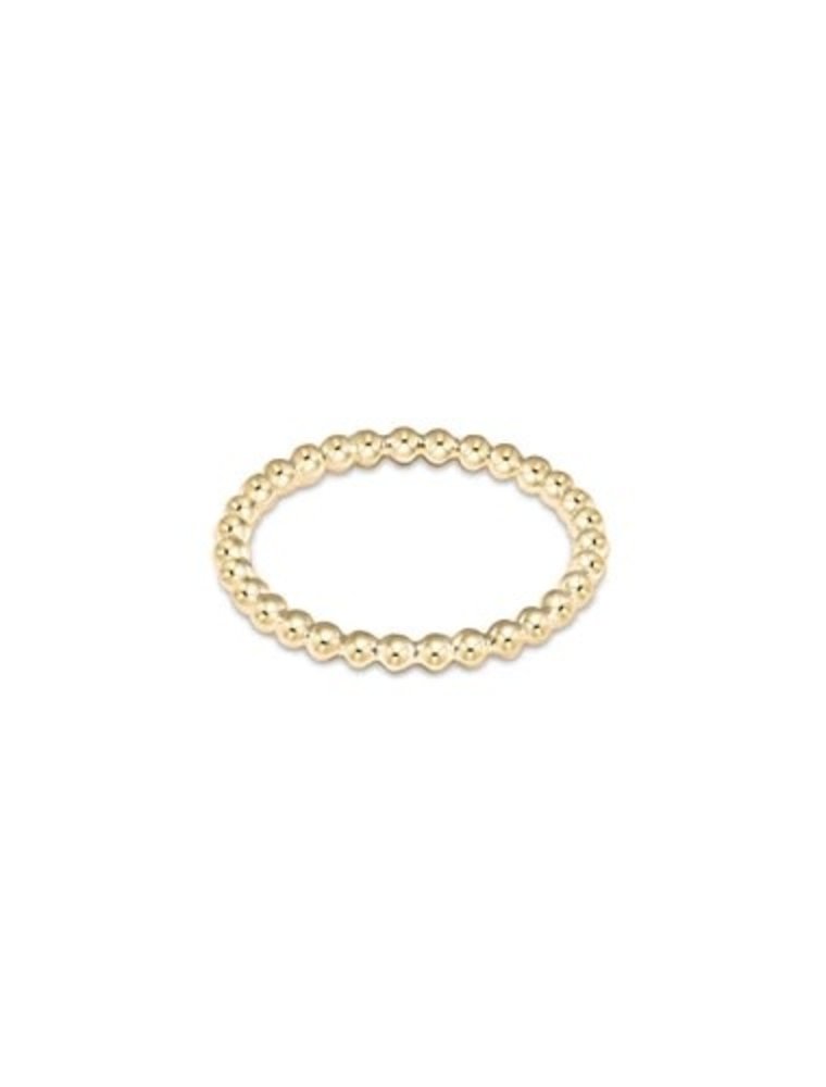 ENEWTON Classic Gold 2mm Bead Ring