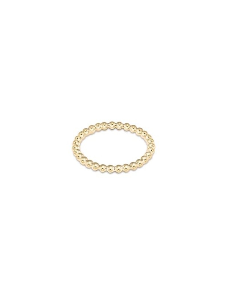 ENEWTON Classic Gold 2mm Bead Ring