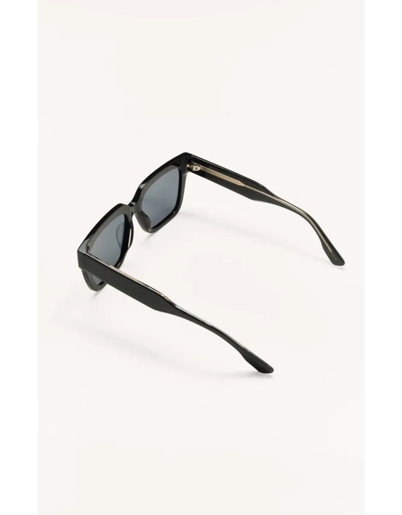 Z Supply Eyewear Brunch Time Polished Grey Black Gradient