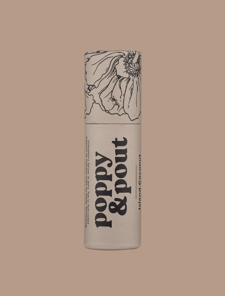 Poppy & Pout Island Coconut Lip Balm