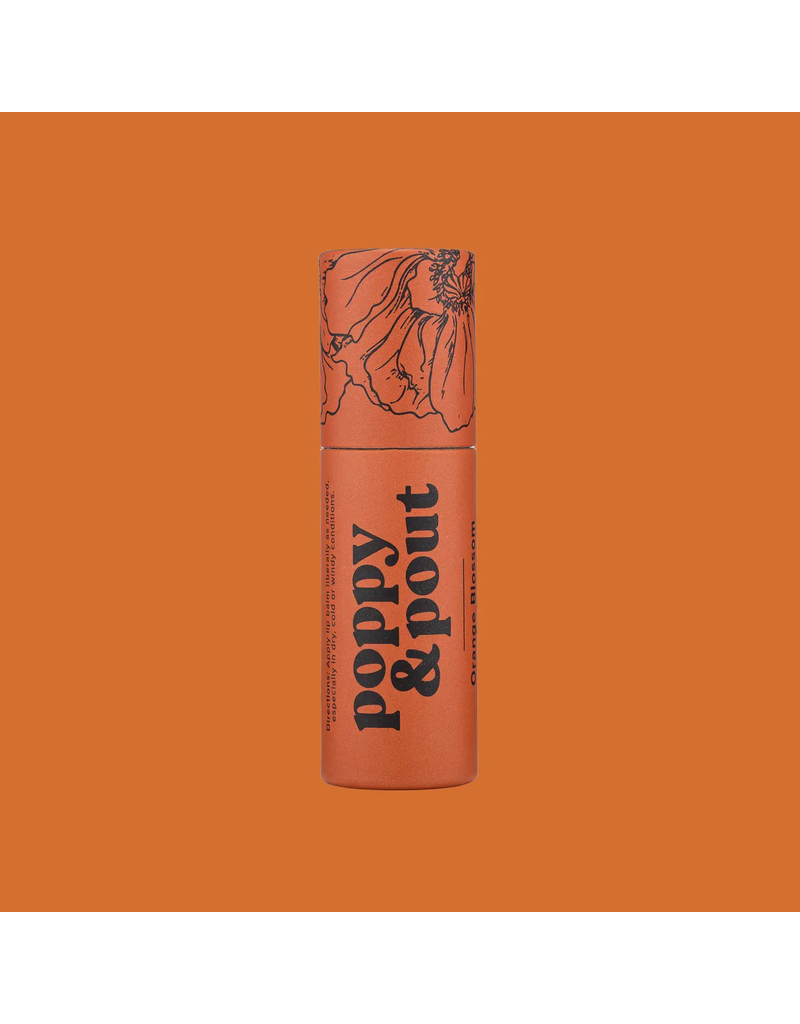 Poppy & Pout Orange Blossom Lip Balm