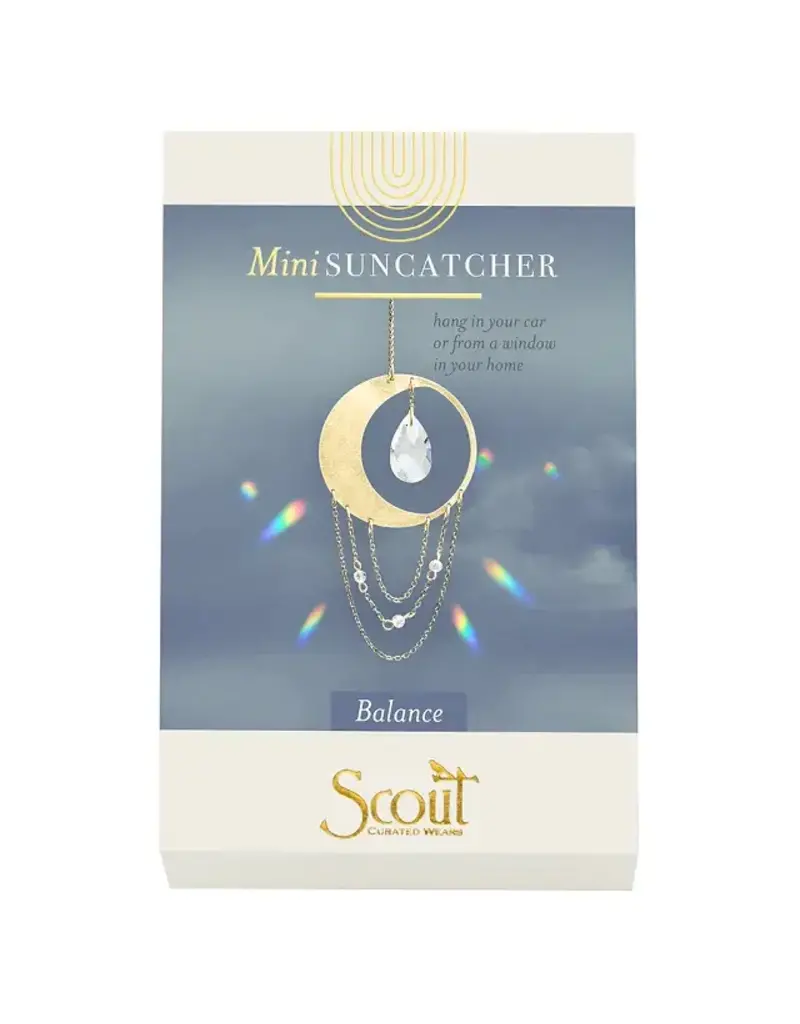 Scout Curated Wears Mini Suncatcher Balance/Crescent Moon