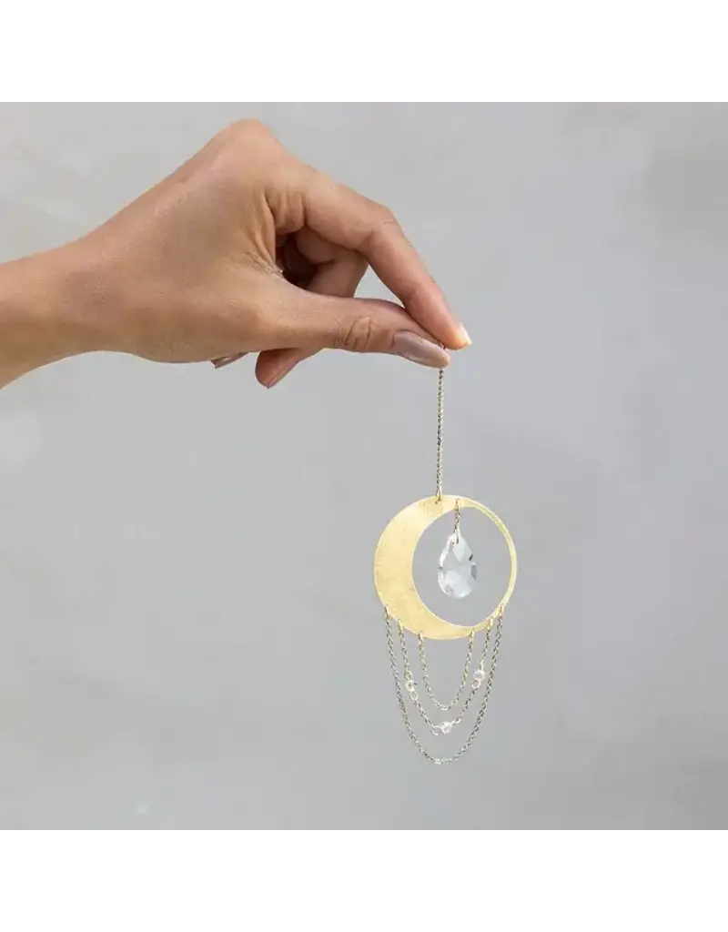 Scout Curated Wears Mini Suncatcher Balance/Crescent Moon