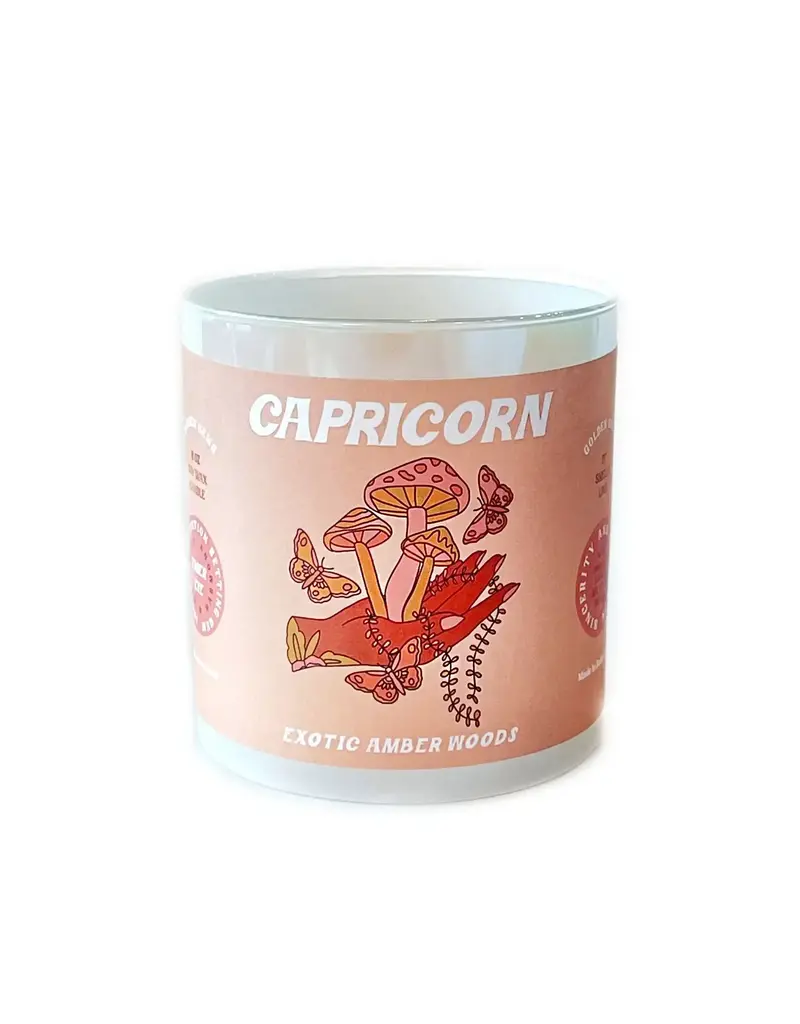 Golden Gems Zodiac Candle Ambitious Little Capricorn