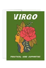 Golden Gems Zodiac Collection Notecard Perfect Little Virgo