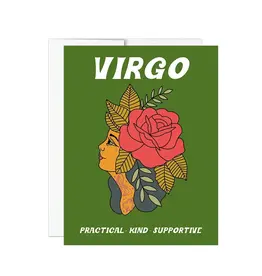 Golden Gems Zodiac Collection Notecard Perfect Little Virgo