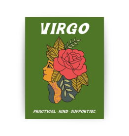 Golden Gems Perfect Little Virgo Print