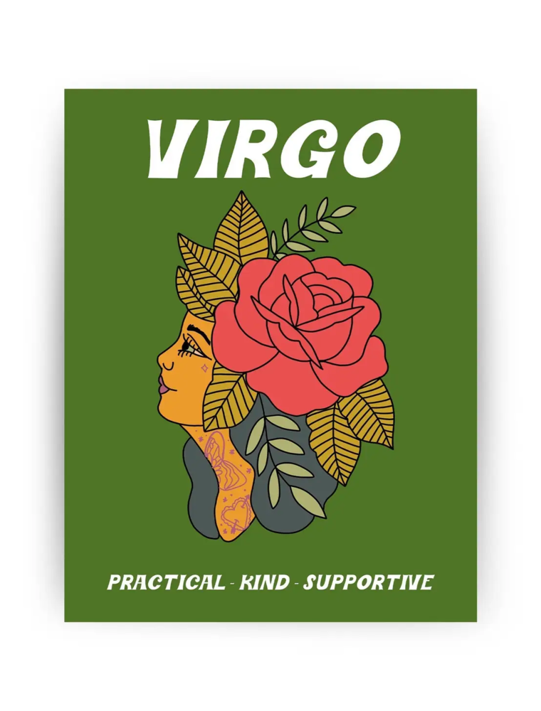 Golden Gems Perfect Little Virgo Print