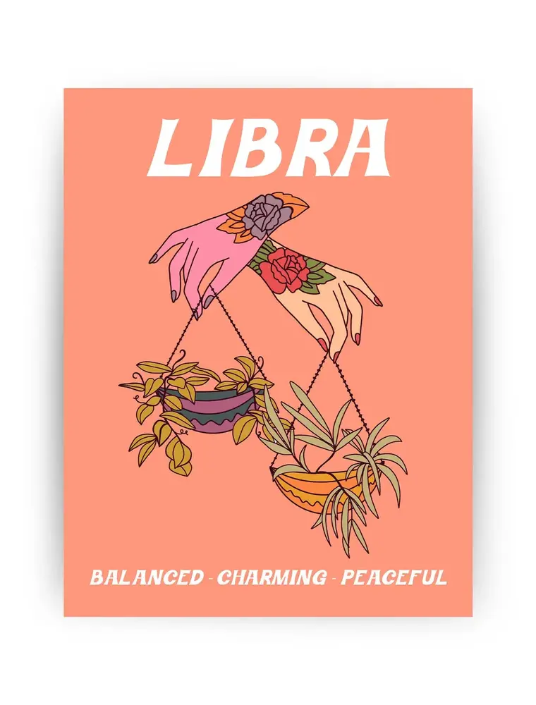 Golden Gems Balanced Little Libra Print