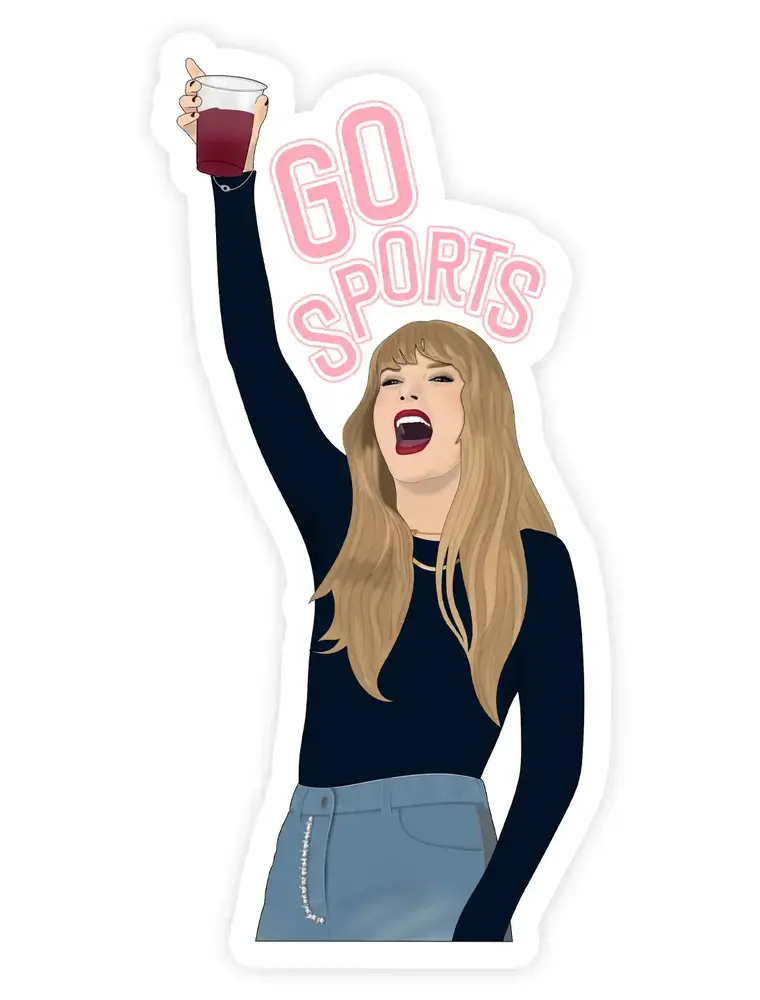 Shop Trimmings Go Sports Taylor Sticker