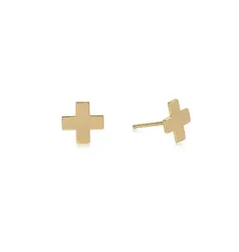 ENEWTON Signature Cross Stud Gold
