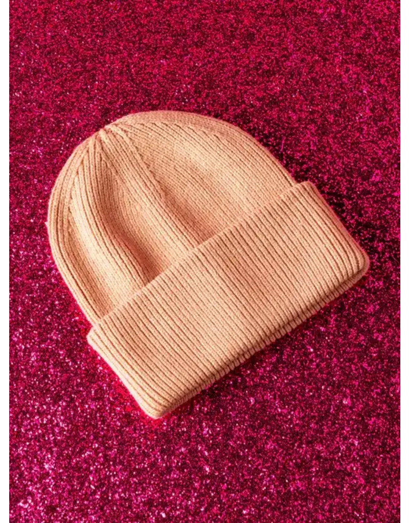 Shiraleah Hope Beanie Tan