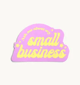 Little Words Project Ask me about my Small Business Sticker
