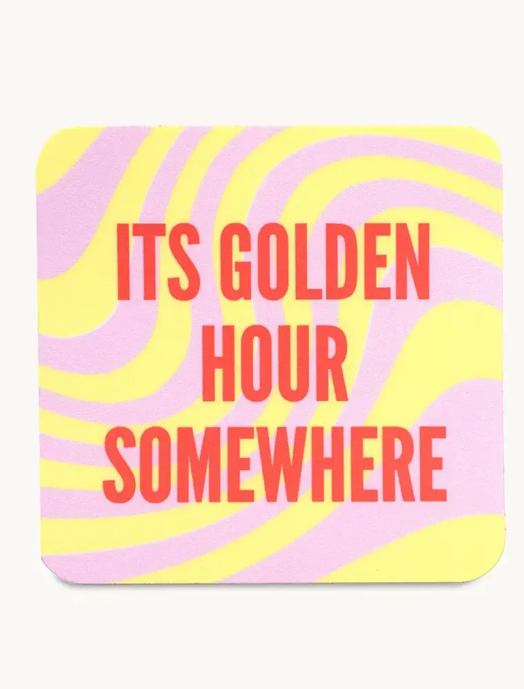 Little Words Project It's Golden Hour Somewhere Sticker