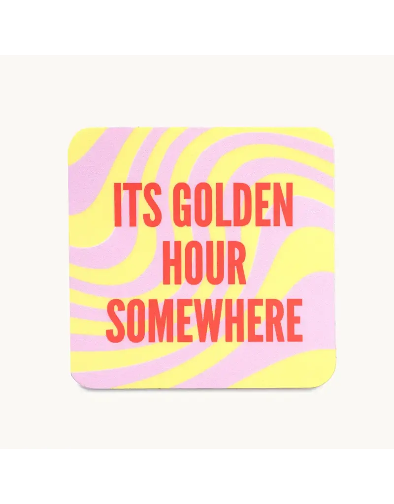 Little Words Project It's Golden Hour Somewhere Sticker