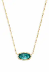 Kendra Scott Elisa Necklace Gold London Blue