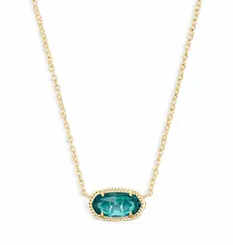 Kendra Scott Elisa Necklace Gold London Blue